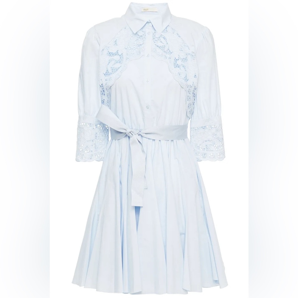 SOLD Maje Rebella Dress in Sky Blue